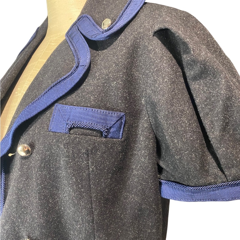 Marc By Marc Jacobs, Cap Sleeve, Black, Jacket Blazer-Size 4 - Picture 3 of 13